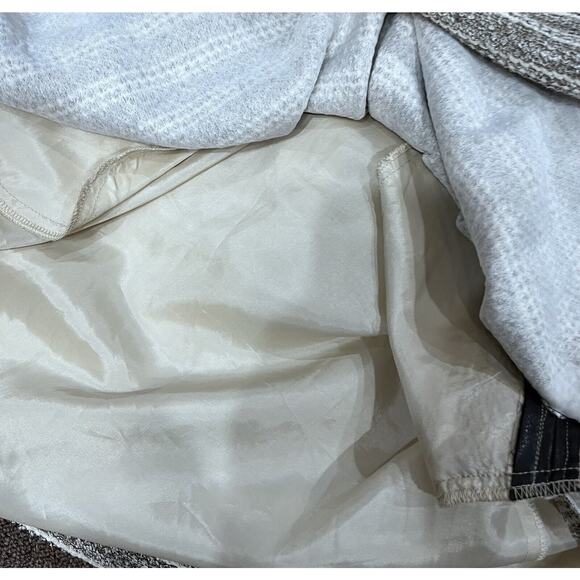 Tracy Reese Leather Trim Lace‎ & Tweed A-Line Dress With Pockets Size 6 - Picture 11 of 15